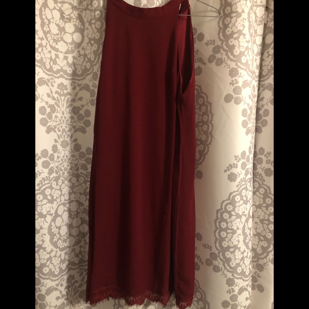 Red cocktail dress